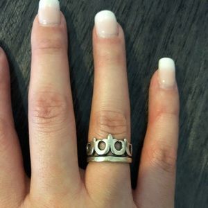 James Avery crown ring